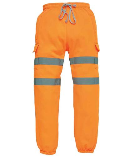 Yoko Hi-Vis Jogging Pants - Orange - 3XL